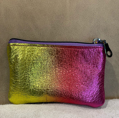 Rainbow Metallic coin purse