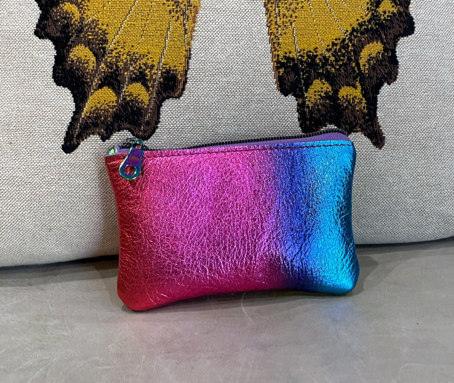 Rainbow Metallic coin purse