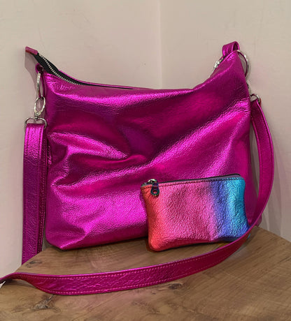 Rainbow Metallic coin purse